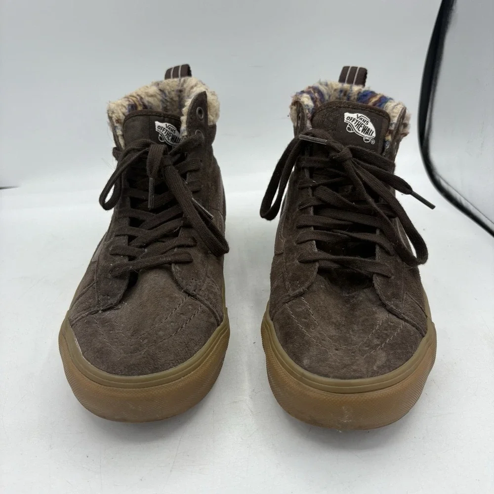 Vans Shoe‎ Boots Mens Size 9.5 Sk8 Hi MTE-1 Brown Gum Insulated Off the Wall